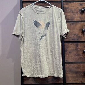 American Eagle Tan Tee - Medium